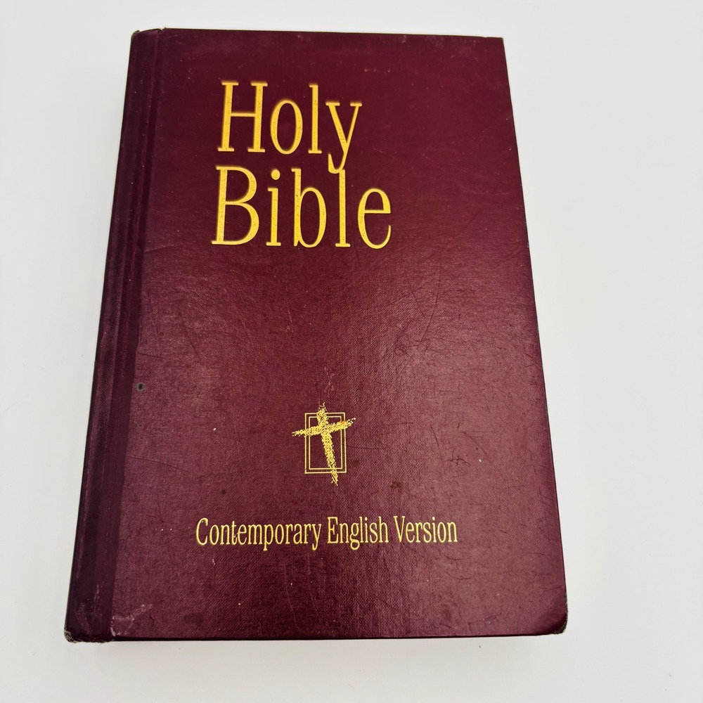 American Bible Society Holy Bible Unisex OS Burgundy Good CEV Hardcover‎ 106028